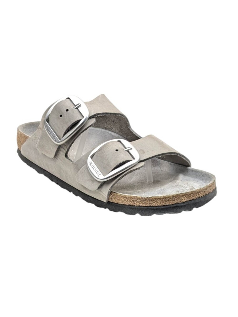 Birkenstock Arizona Big Buckle Stone Coin Nubuck Leather EU 39 S4187 - Picture 4 of 11